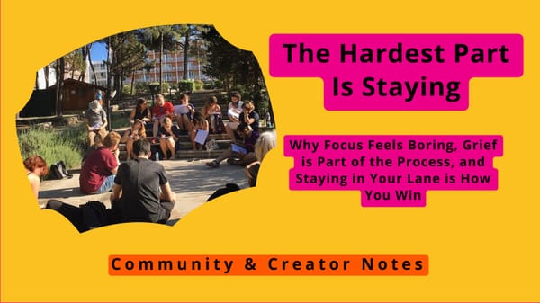 The Hardest Part Is Staying